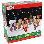 Peanuts Christmas Carols 100-Piece Puzzle